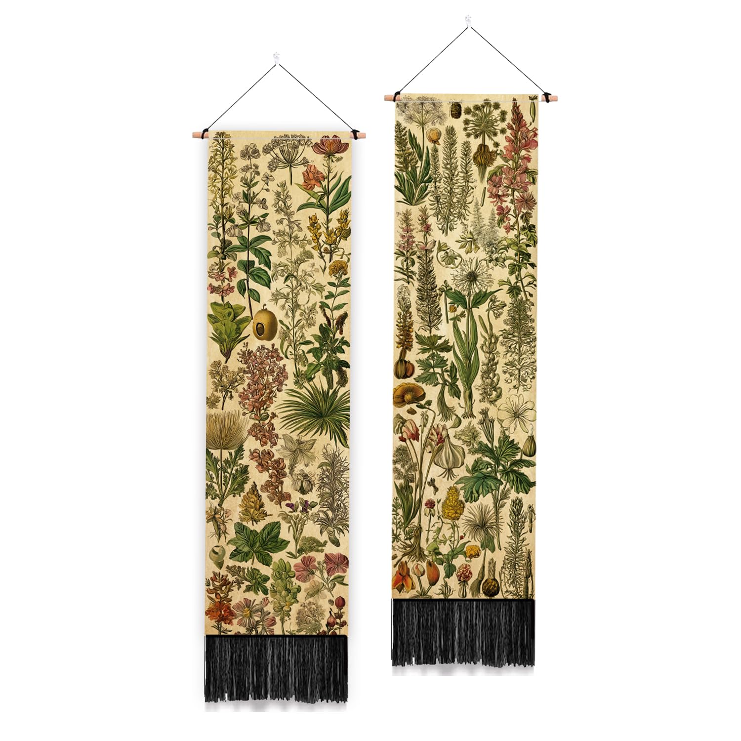 PLIGREAT 2 paquetes de tapices florales y de papel Tenture Murale