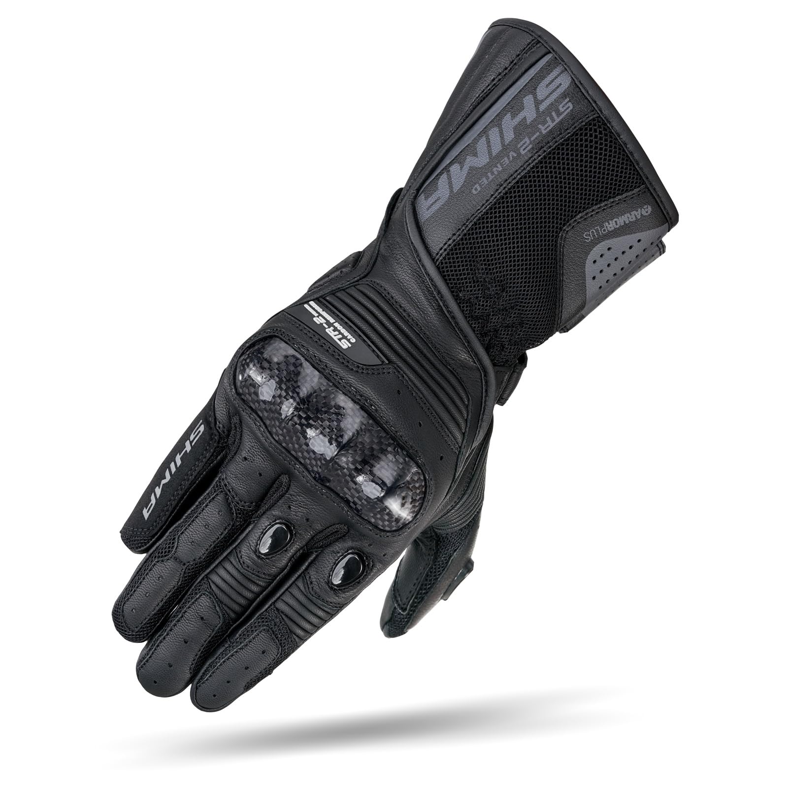 SHIMASTR-2 Motorcycle Gloves for Men - Touchscreen Summer Sport Leather Ventilated Biker Riding Gloves with Main Protector, Palm and Finger Sliders, Reinforced Palm