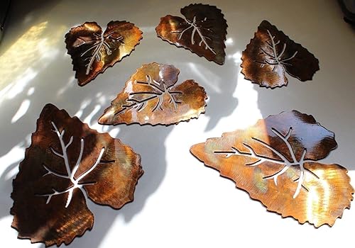 METAL ART ASPEN LEAVES 6