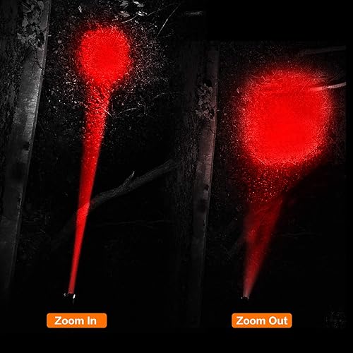 Miniatura 6 de Kit de Luz de Caza KL75 Mejorado con Módulos LED Intercambiables Verde, Rojo y Blanco, Luz de Depredadores Zoomable con Interruptor de Presión para