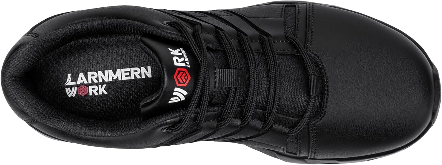 LARNMERN Non Slip Work Shoes for Men Chef Kitchen Working Footwear Lightweight Breathable Snakers Casual Walking Zapatos Hombres Trabajo