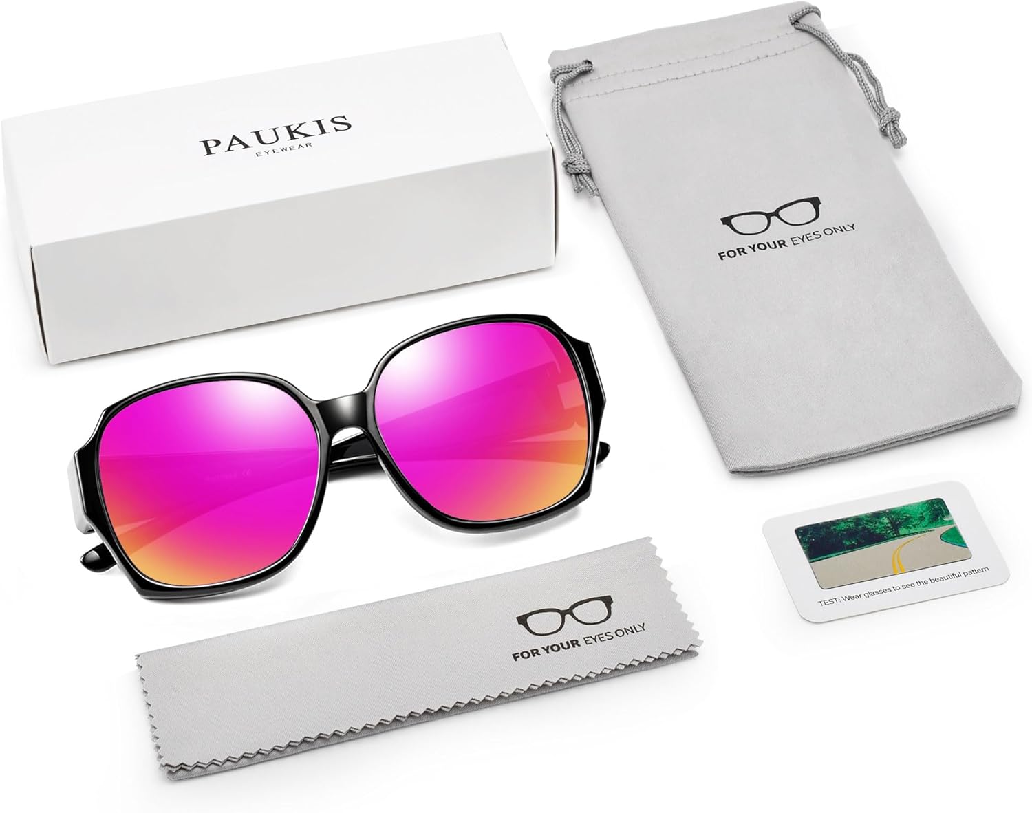 Polarized Over Glasses Sunglasses for Women, Oversized Fit Over Sun Glasses UV400 - Image 7