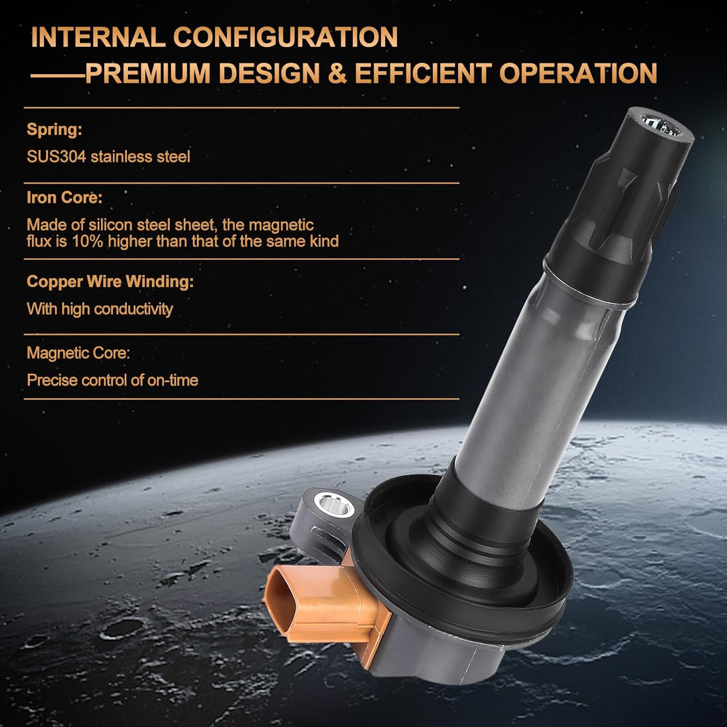 Ignition Coil Pack 3.5 Ecoboost for Ford F150 Explorer Expedition Flex Police Taurus Transit Lobo, for Lincoln Navigator MKS MKT 3.5L V6 - Coil Pack Set Replace UF646 DG549 BL3Z-12029-C 6PCS