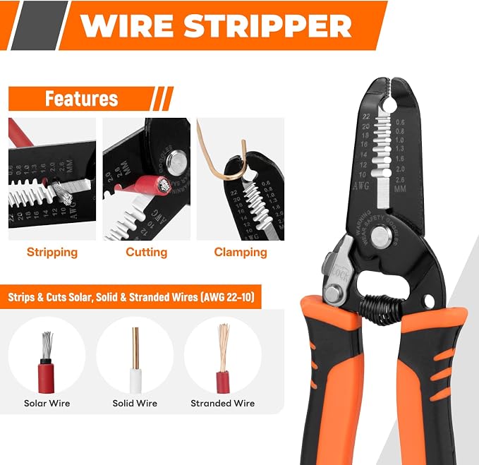 Kit de 30 piezas para ensamblar cables solares miniatura 6
