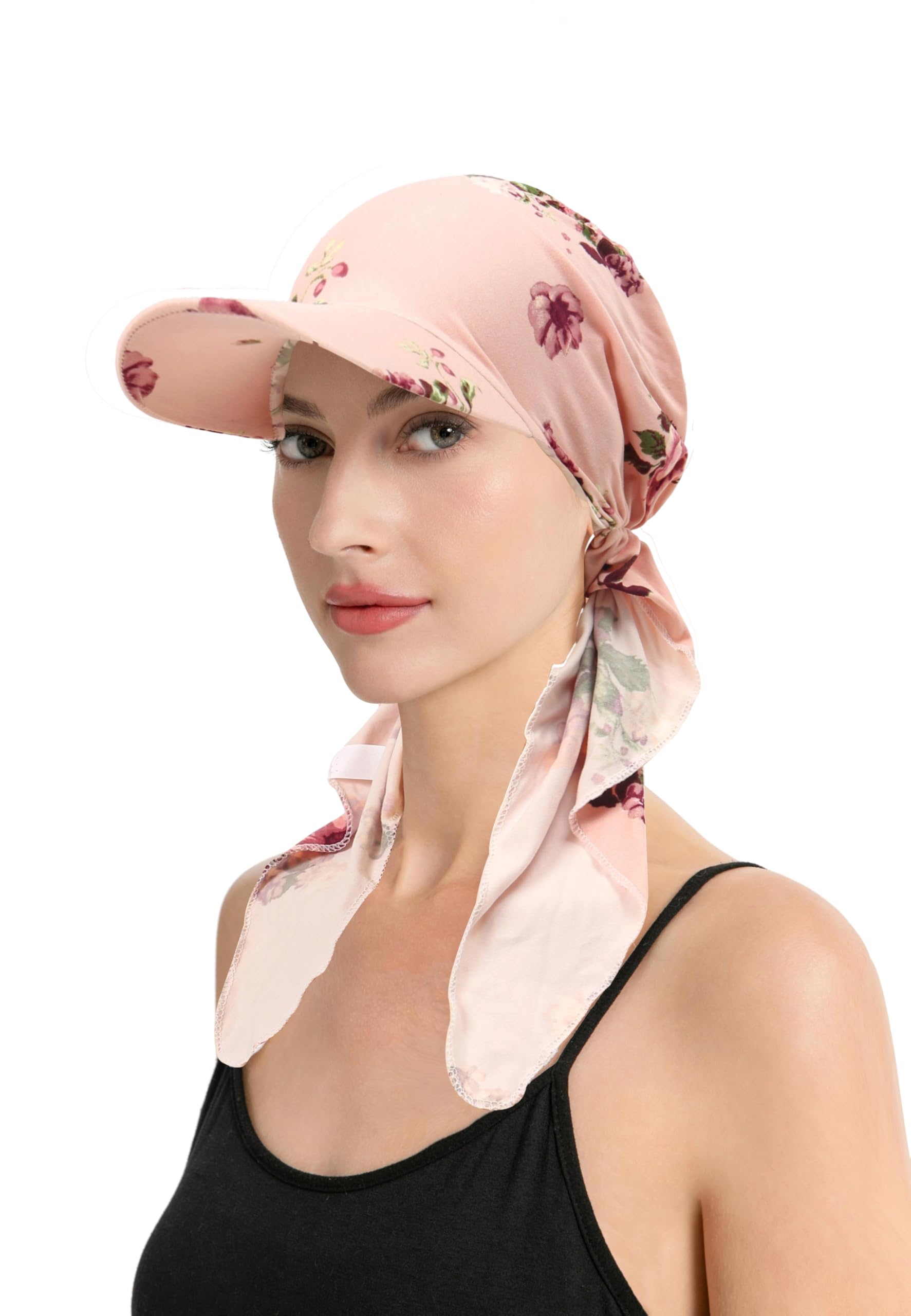ZLYC Chemo Headwear Bonnet à visière pour Femme