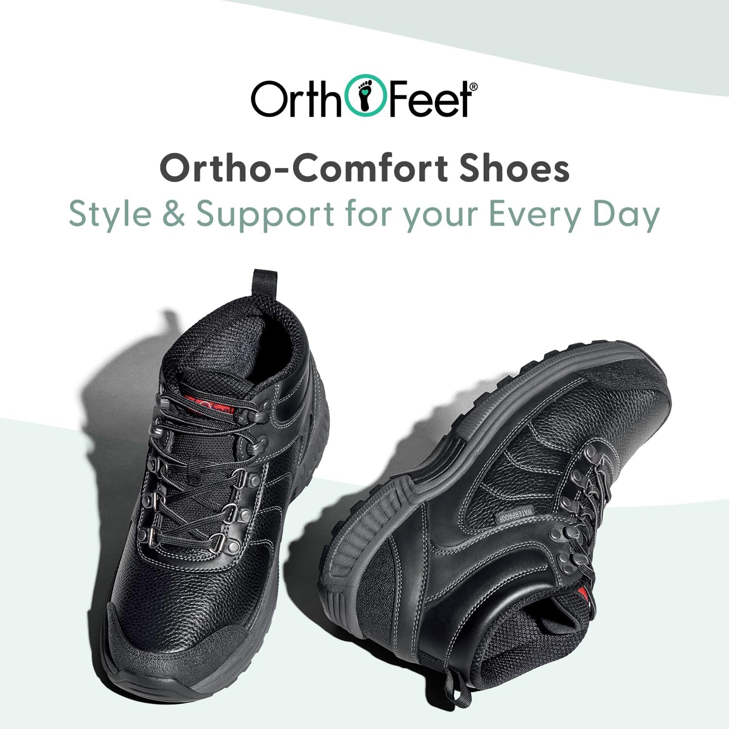 Orthofeet Women's Orthopedic Outdoor Boots with Arch Support Delta - Image 6
