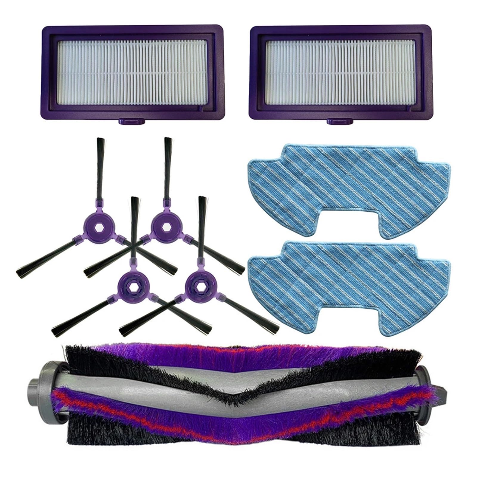 Kit Spazzola A Rullo E Spazzole Laterali 2 In 1, Parti Di Ricambio For Aspirapolvere Robot, Compatibile Con Samsung PowerBot VR05R503 SA DJ81-00167A