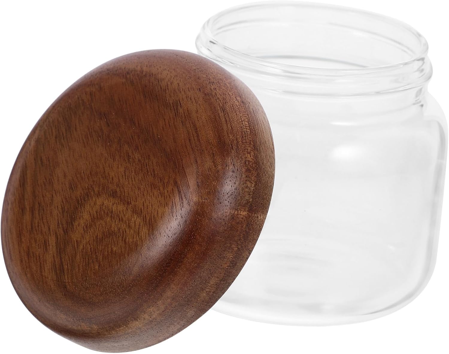 Glass Jar Glass Food Storage Can Glass Sealed Jar Glass Canisters with Airtight Lids Glass Dried Fruit Jar Sugar Container Tea Container Coffee Canister Kitchen Canisters