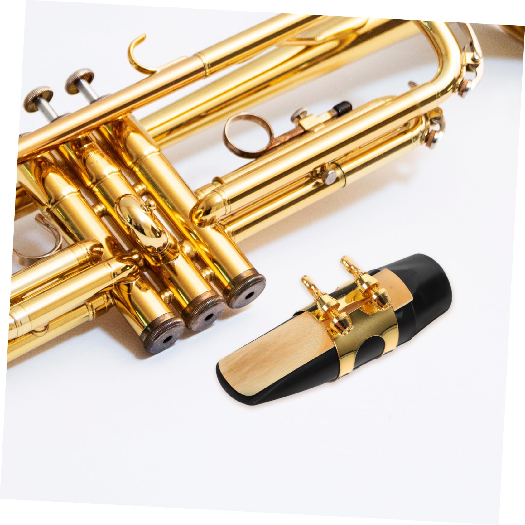 Abaodam 3pièces Saxophone Alto Avec Embouchure Professionnelle De Bec Couvre-bec Anche Et Coussinets Pour Musiciens