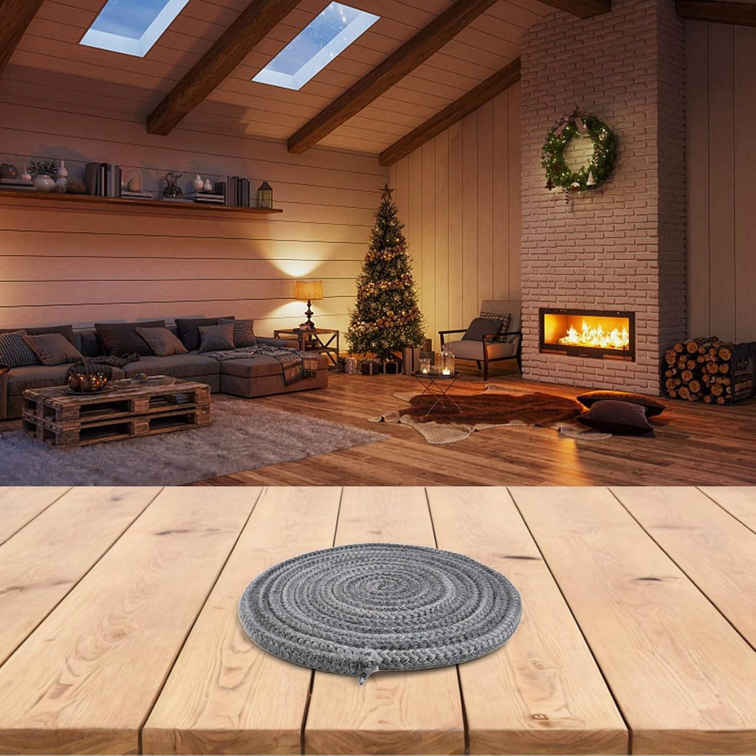 High Performance Fiberglass Rope Seal for Wood Burning Stoves and Ovens