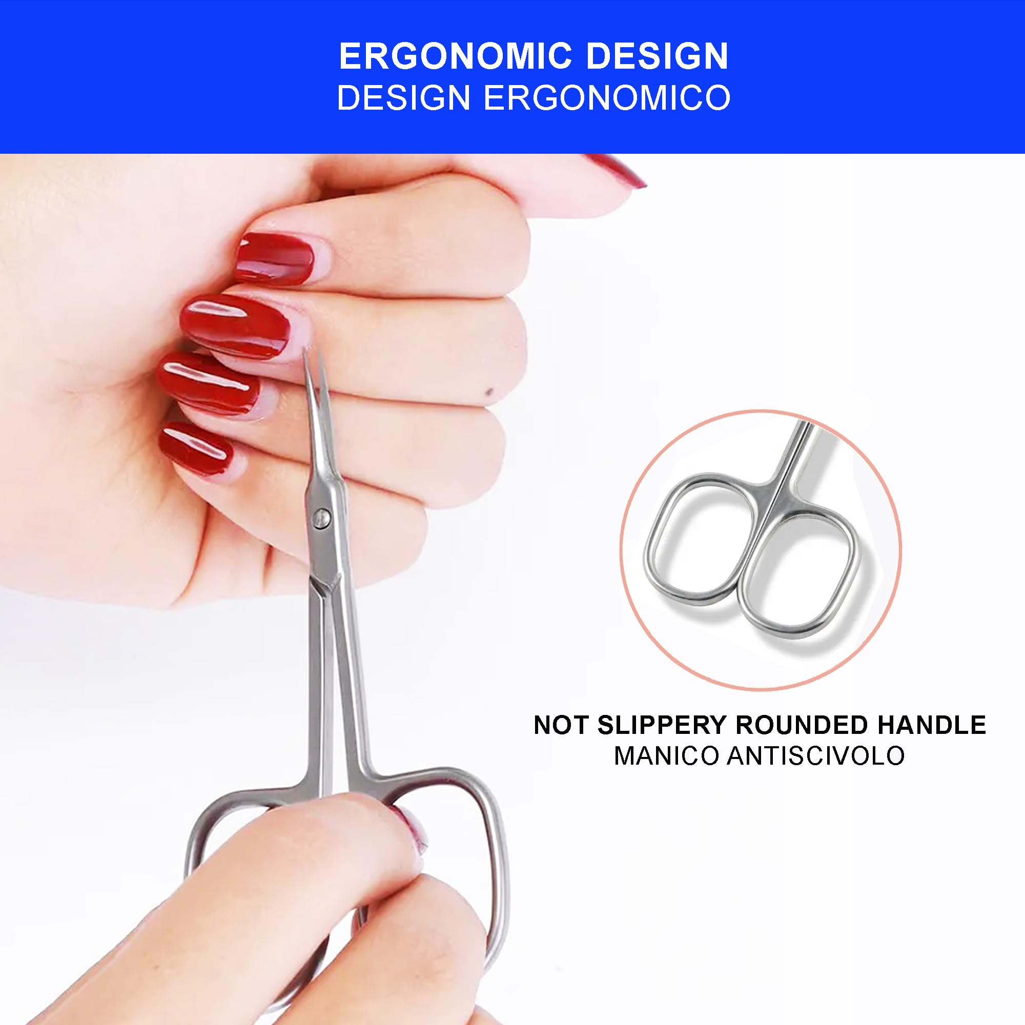 Forbici Professionali Per Cuticole A Punta Sottile E Curva - Foto 7