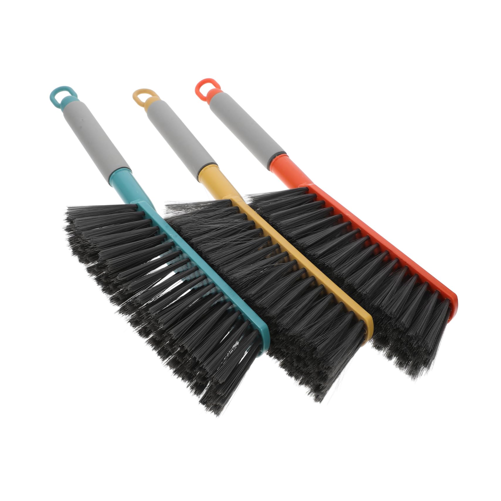 Yardenfun 3pcs Soft Bristle Bed Brush Broom Cleaning Brush Soft Brush Hand Brush Kitchen Dirt Brush Clothes Brush Sand Brush for Beach Carpet Brush Cleaning for Household Use Car Cleaning Pp