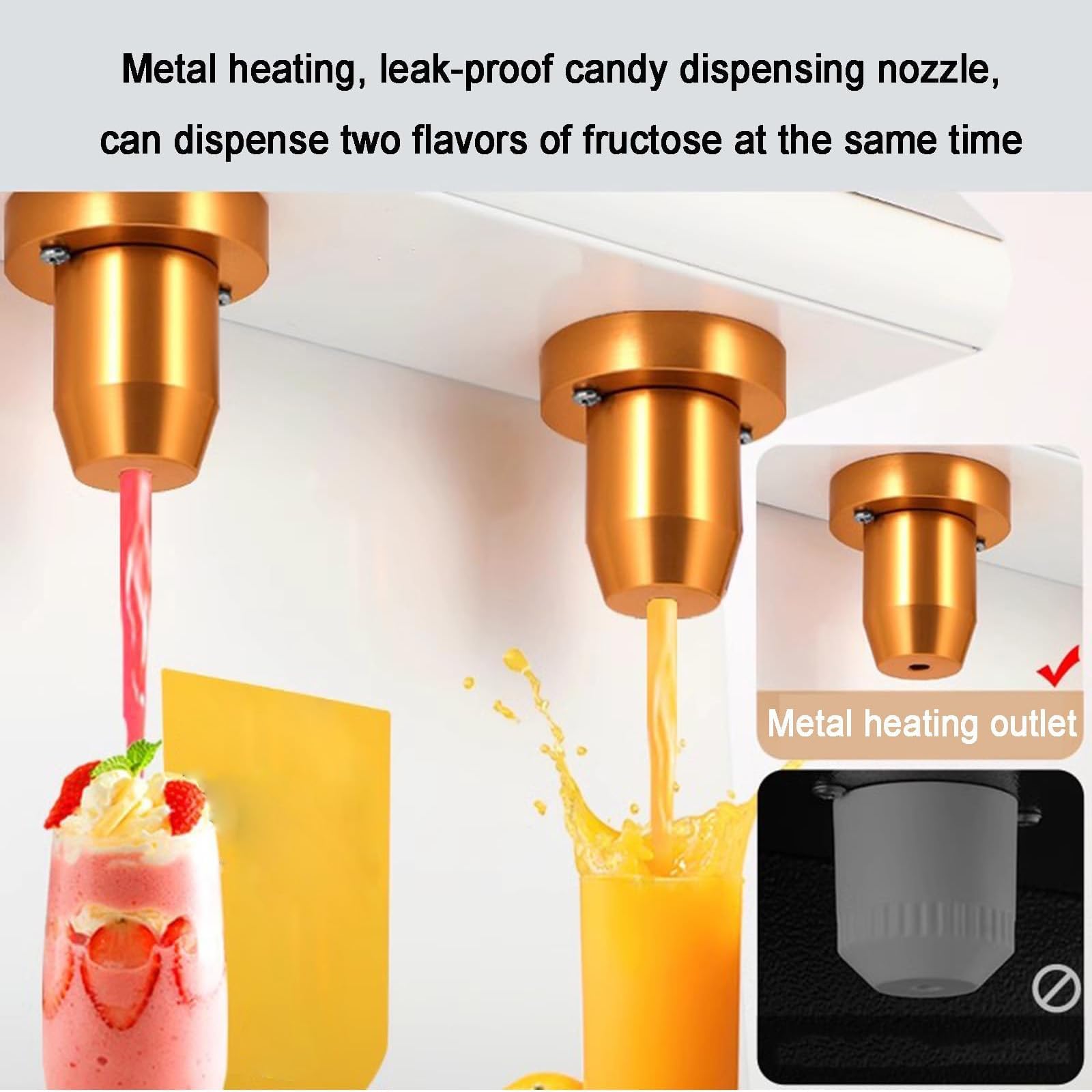 Distributeur automatique de fructose, distributeur de sirop électrique commercial de 10 L avec 24 boutons de mémoire pour équipement de thé aux bulles