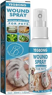 Pet Skin Care Spray - Itch Relief for Sensitive Skin | Everyday Care for Skin Issues, Hot Spots Scratching and Wounds Suit...