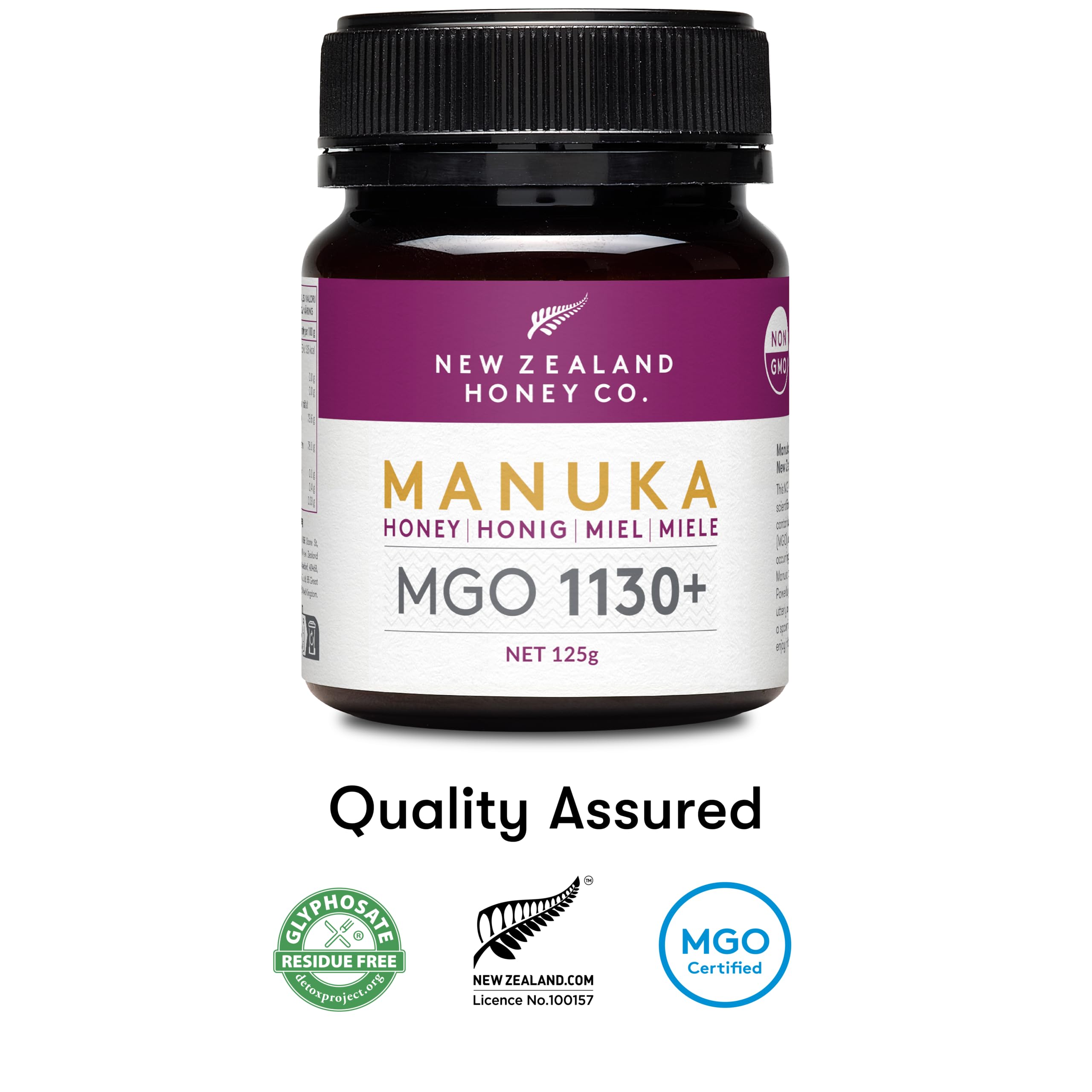 Manuka Honey MGO Grades 125g (MGO 1130+)