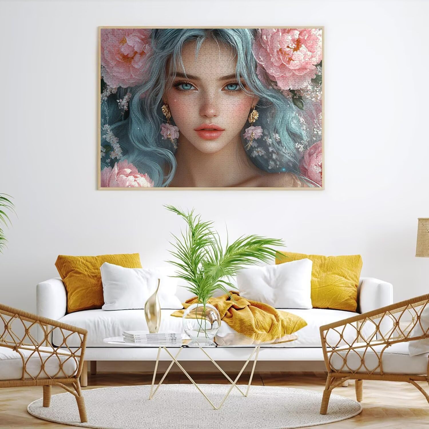 Puzzle 1314 Pieces Anime Puzzle Adulte 75x50cm, Pivoines, n-88