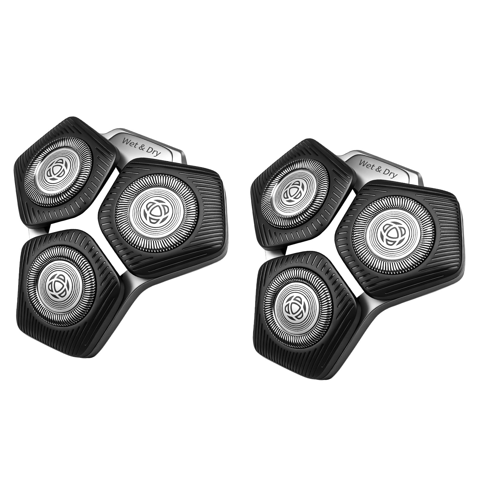 2-PackSH71/50 Shaving Heads Compatible with Philips S5000 and S7000(Black)