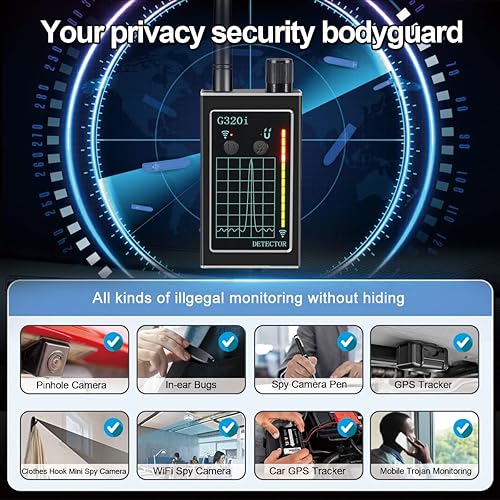 Miniatura 2 de Detector de dispositivos ocultos, detectores de cámara oculta, detector de errores, detector de espías, dispositivo de escucha buscador de cámara