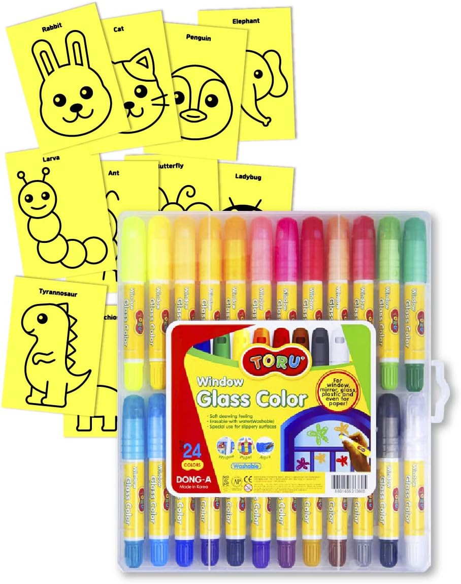 ADDY & PLUSY Dong-A Magic Puffy Popcorn Color Pen 10 Colors 3D Decorating Cards,Drawing, Small Art