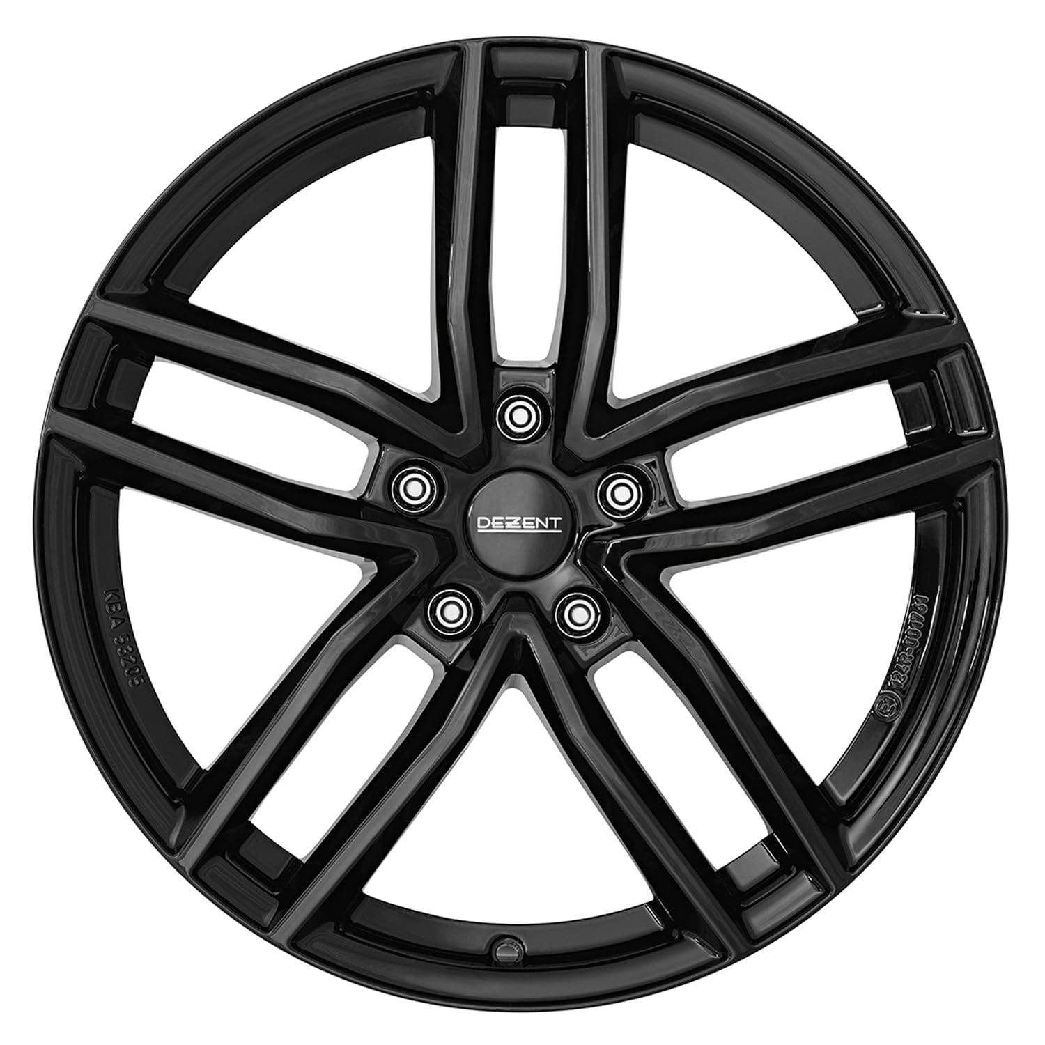 4x Dezent cerchi in alluminio TR black 7.5Jx18 ET38 5x112