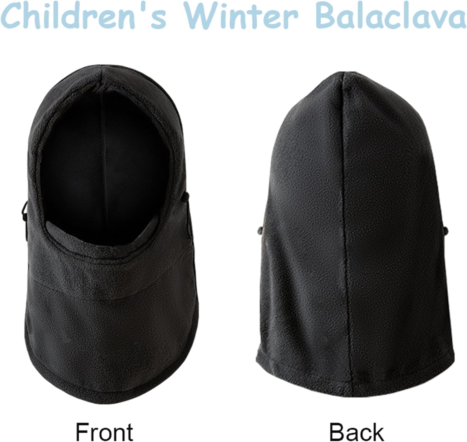 Kids Balaclava-Mask Hats - Winter Warm-Polar Fleece-Ski Face Mask for Boys Girls-Cold Weather Windproof Snow Neck Gaiter - Image 7