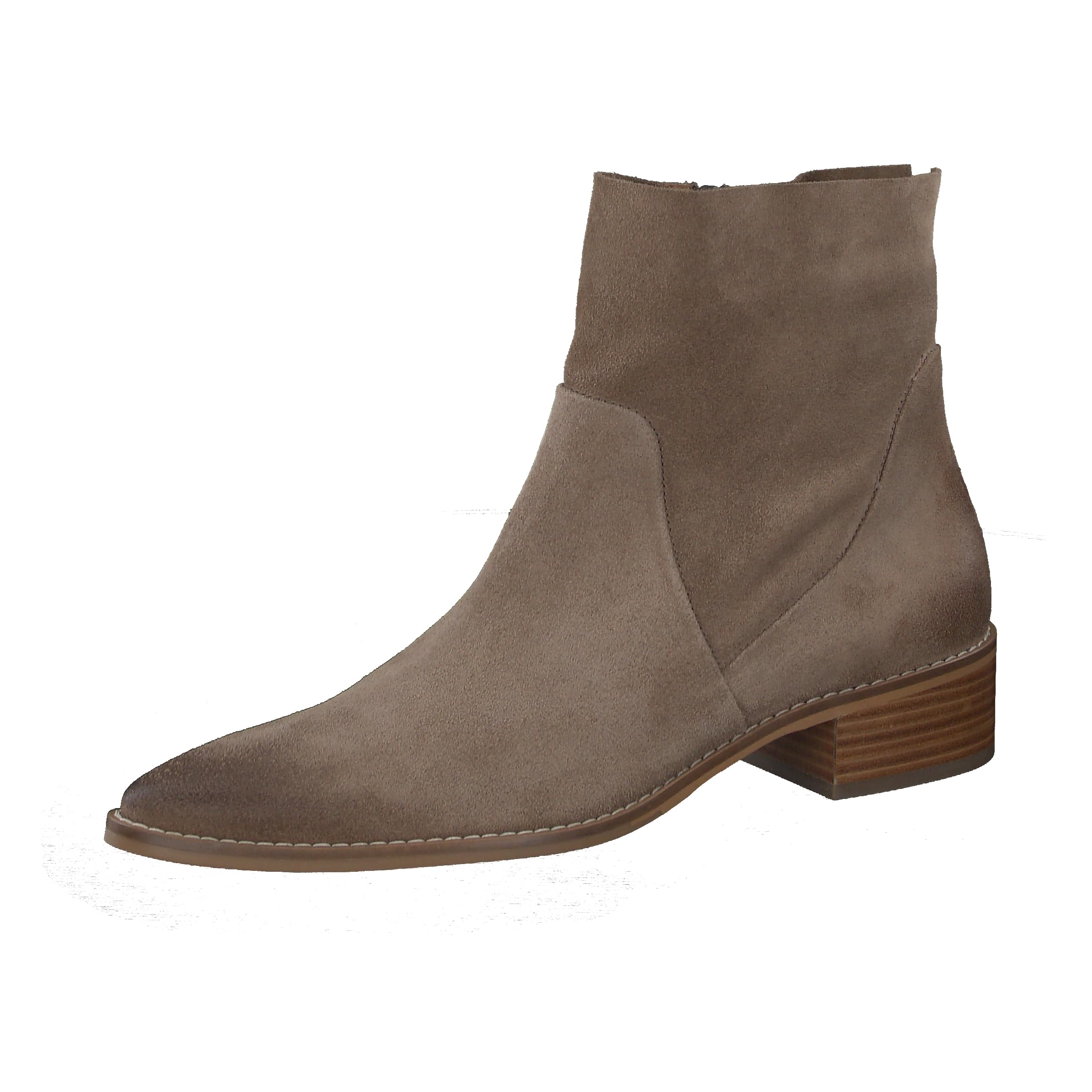 Paul Green Damen Ballerinas mit Absatz 8074-000 Weite XX-Schmal Reißverschluss