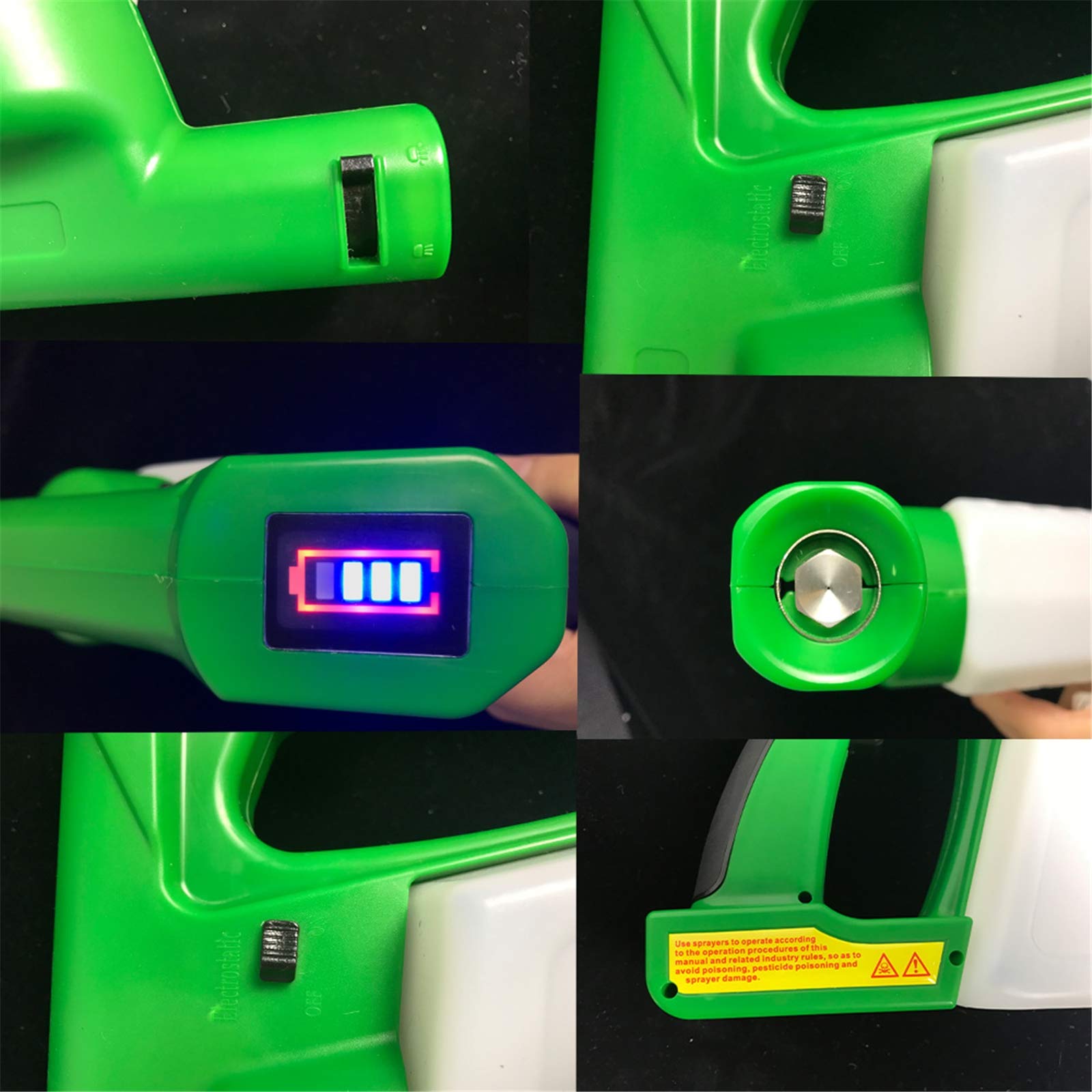 ZYC Spruzzatore di disinfezione Portatile della Macchina del nebulizzatore della Batteria al Litio elettrostatico 500ML ULV Macchina della Nebbia della Nebbia Cordless ULV Bottiglia Fredda