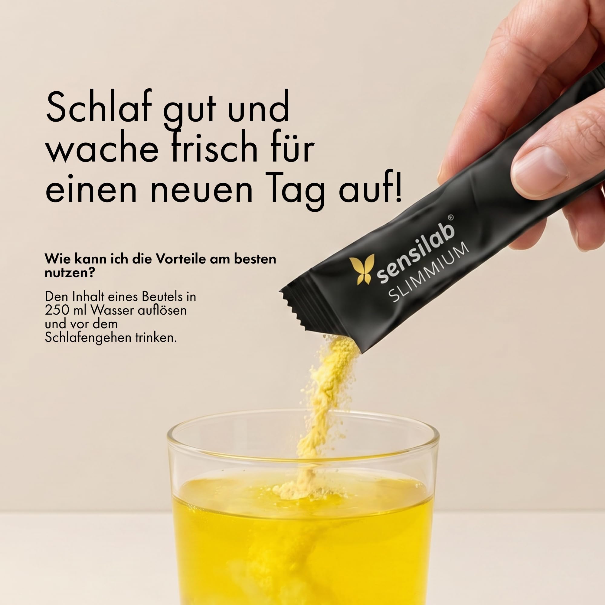 Sensilab Slimmium NightBurn XXL – Tè Verde, Cicoria, Colina, Carruba, Melissa, Vitamina C e Vitamina B6 – Termogenico, Ricco di Fibre – Digiuno Intermittente – 10 Bustine per 10 Giorni
