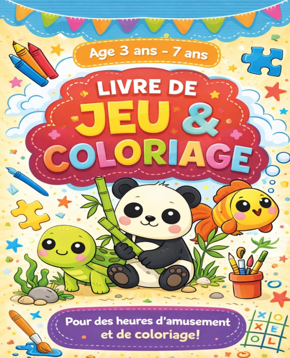livre de jeu & coloriage
