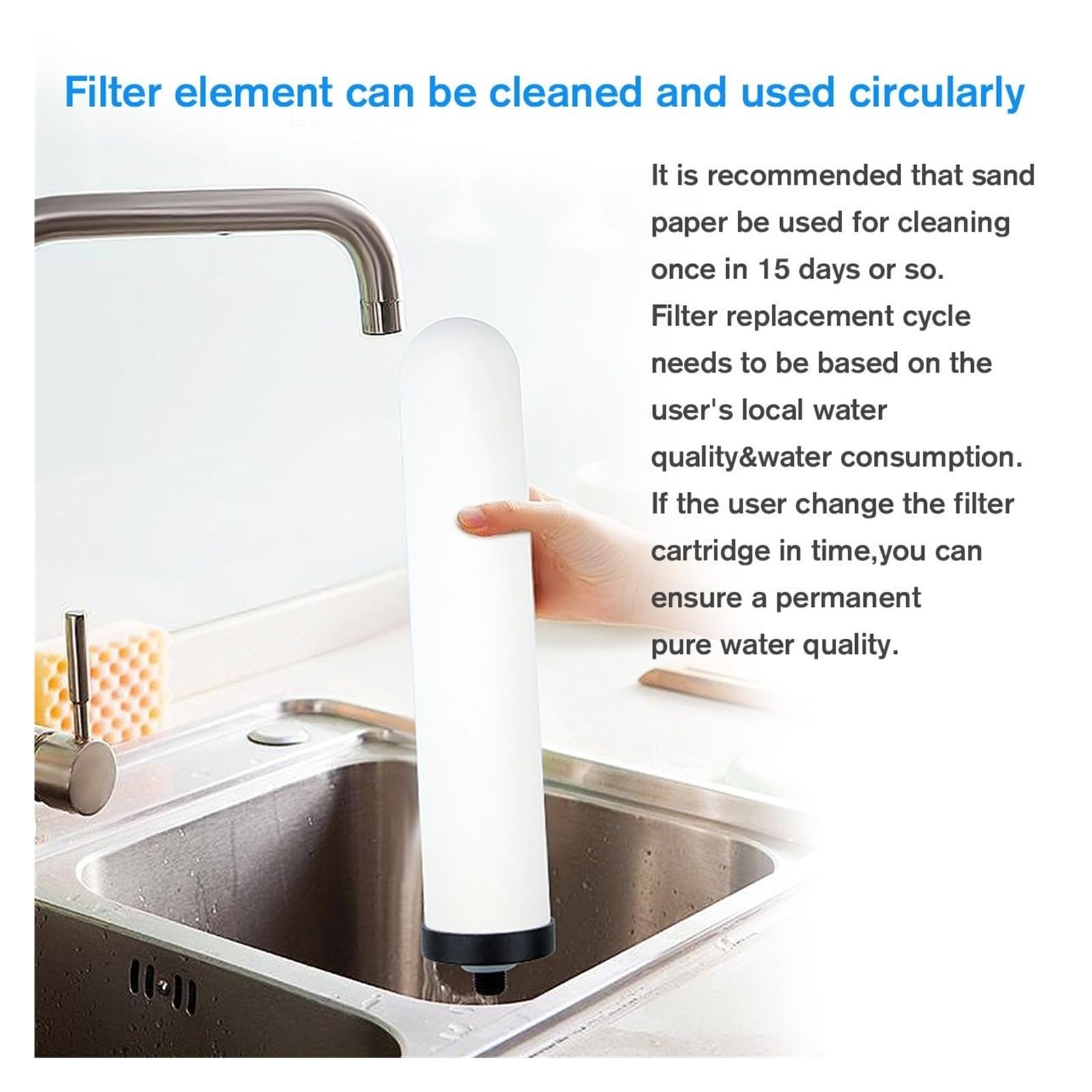 Amazon | シンク下の逆浸透水フィルター キッチンカウンター