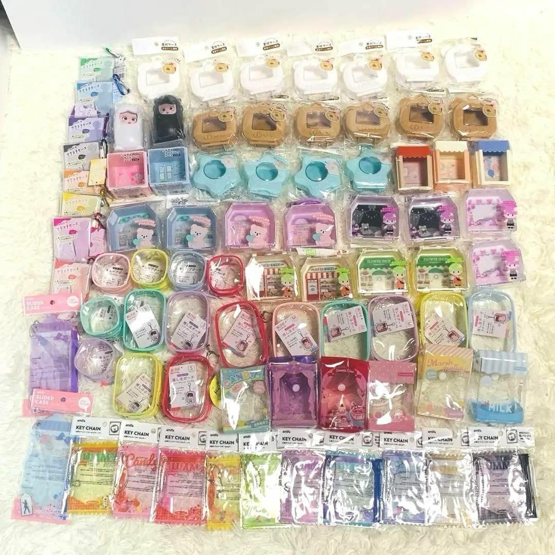 Amazon | seria キャンドゥ 窓ケース ぬい活 ドールポーチ お 78個