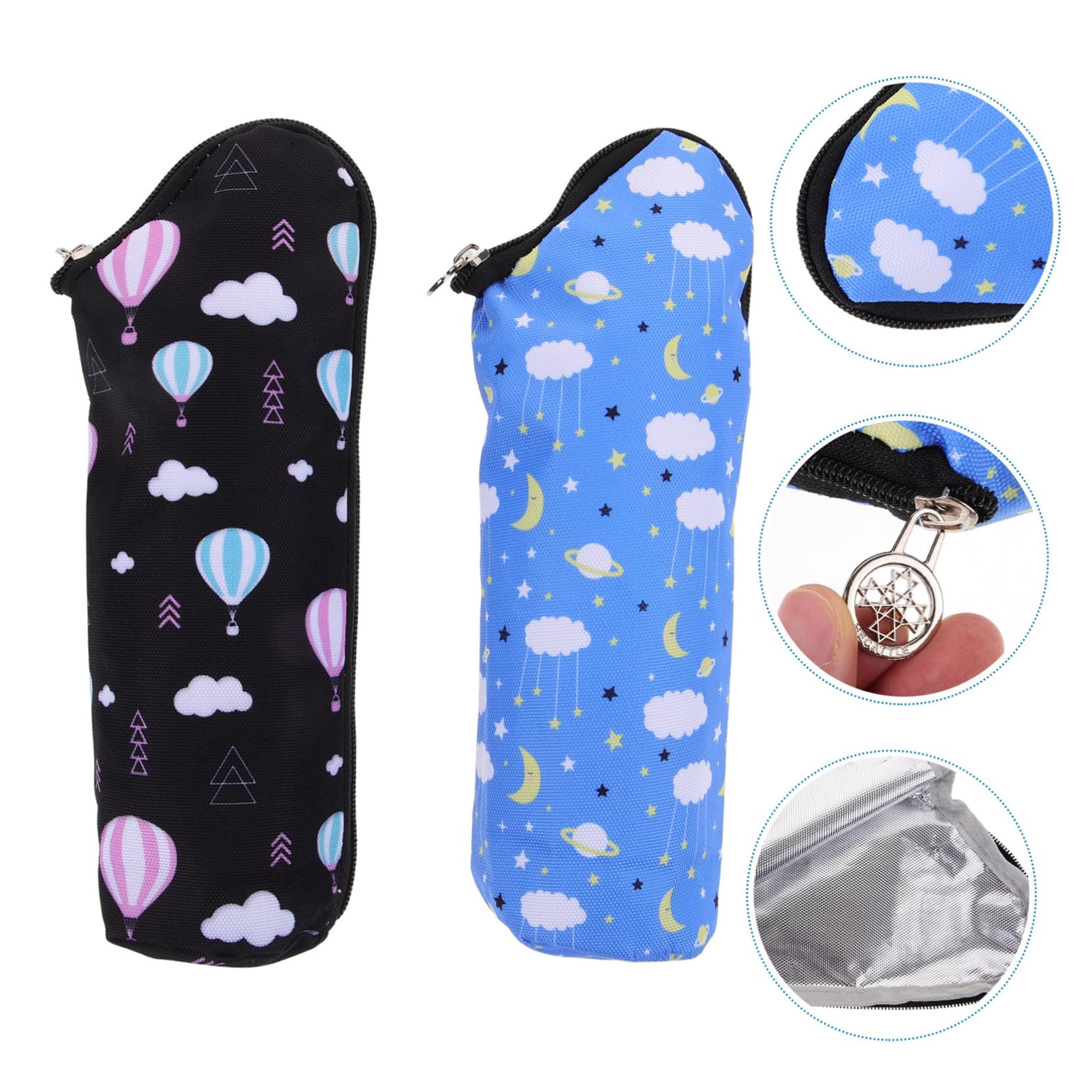 TOYANDONA 6pezzi Borsa Termica Per Biberon Sacchetti Isolanti Per Latte Porta Biberon Portatile Per Perfetti Per Viaggi e Attività All Aperto