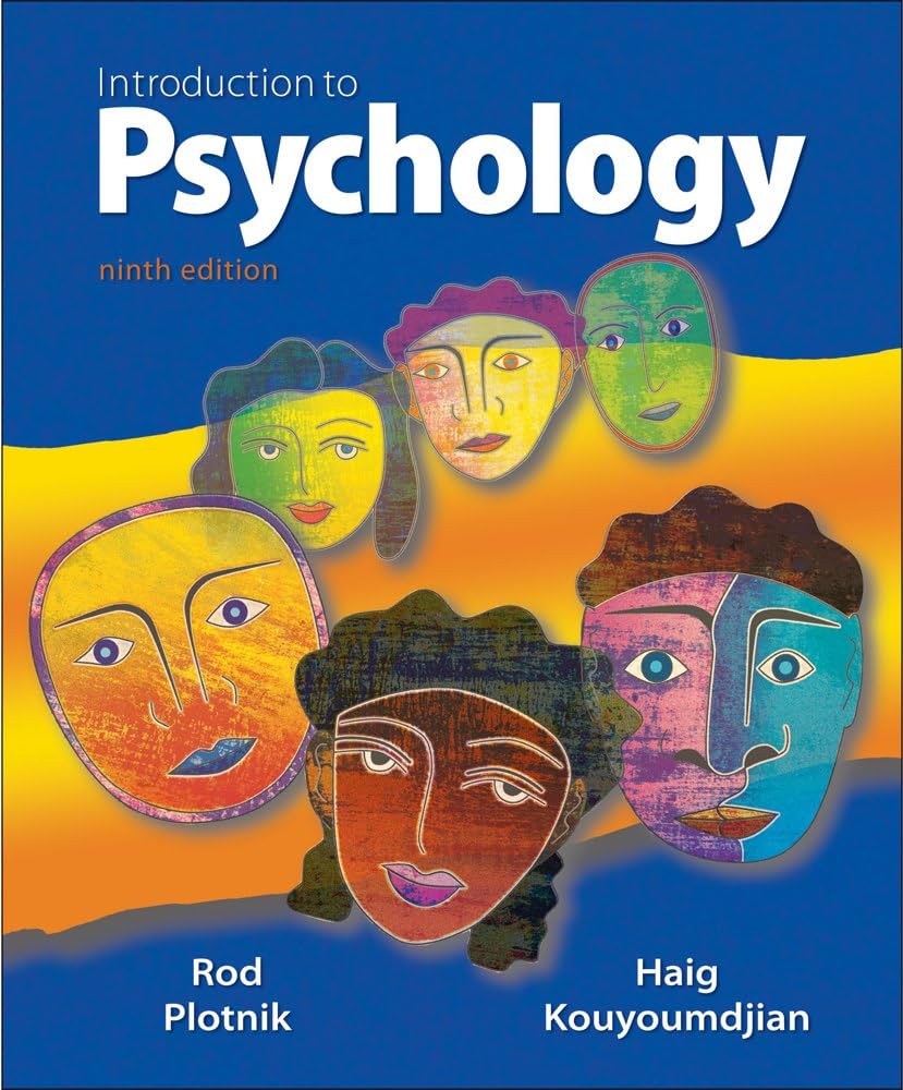 Amazon.com: Introduction to Psychology: 9780495903444: Plotnik