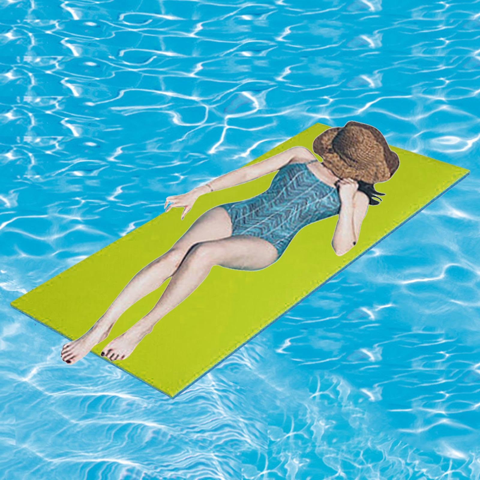 Tapis pour Activités Aquatiques, Matelas Gonflable pour Piscine