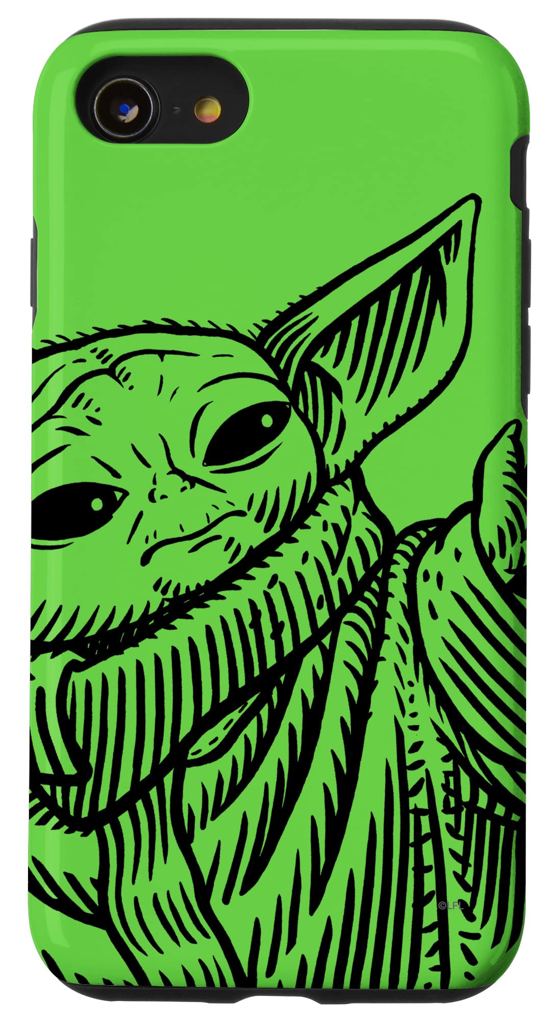 Coque antichoc iPhone SE Star Wars résout les rayures du téléphone Grogu
