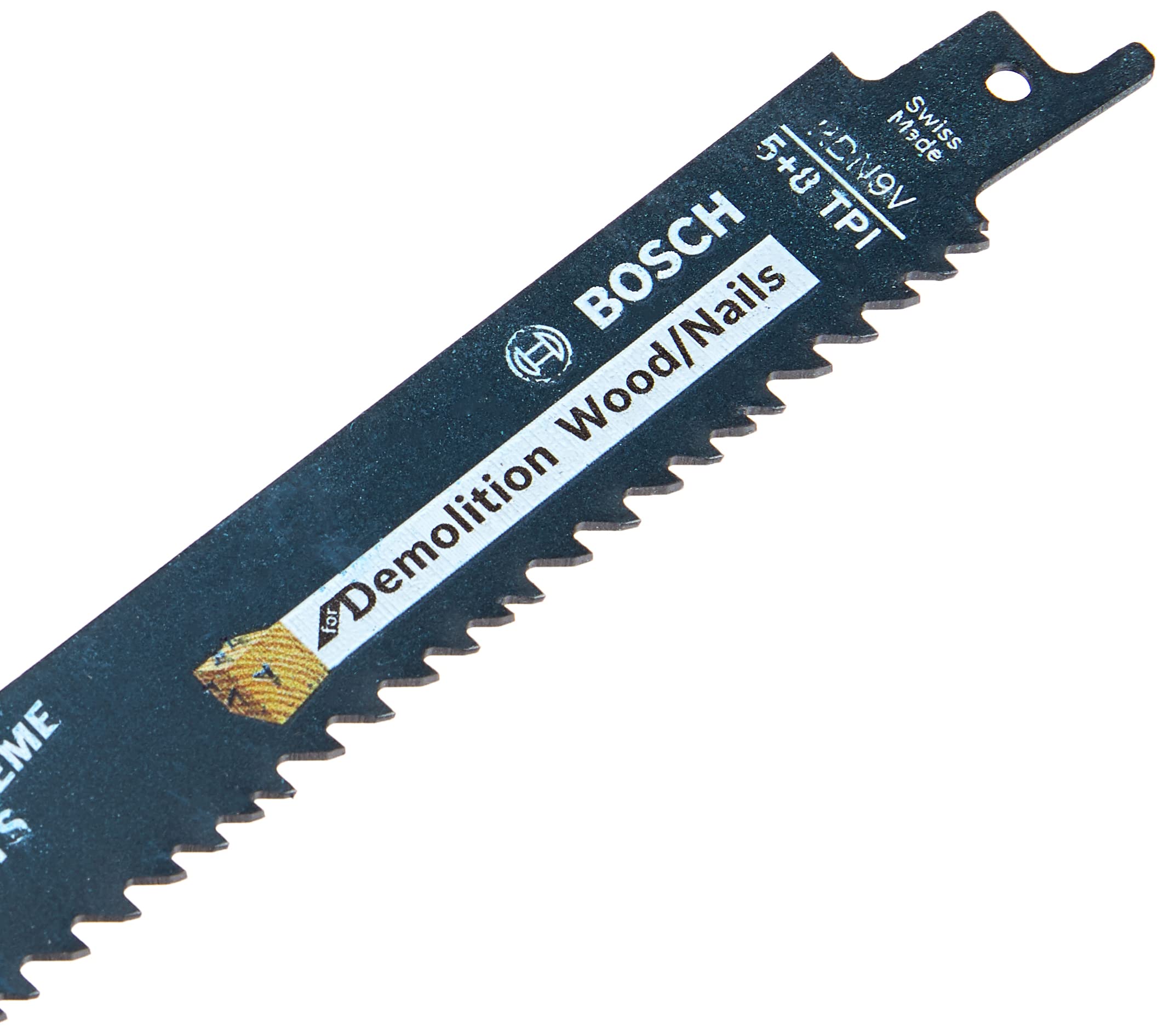 Bosch 12-Piece PRO Demolition Reciprocating Saw Blade Set - S-Shank Metal Cutting