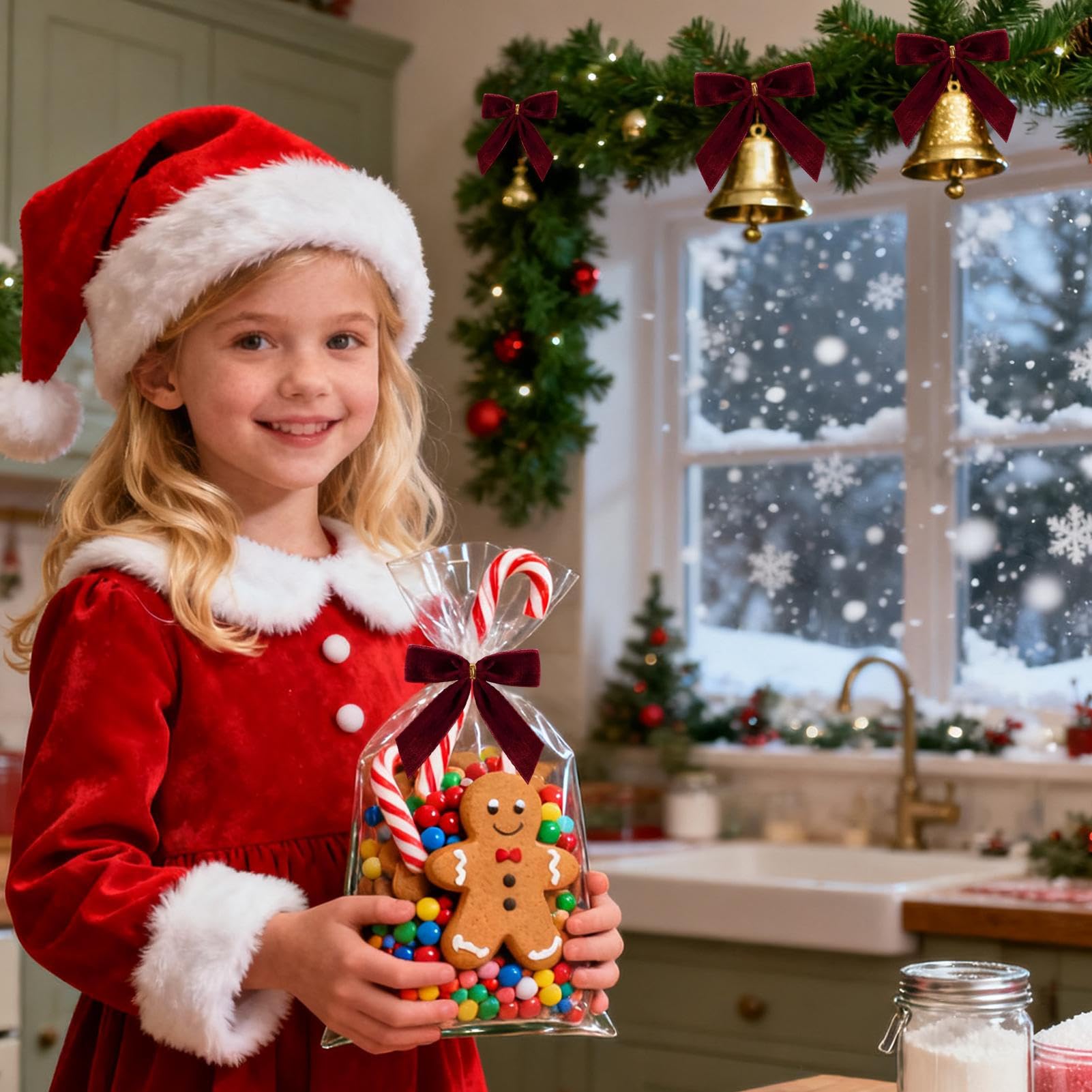 Fiocchi Per Albero Di Natale 24 Pezzi Decorazioni Natalizie