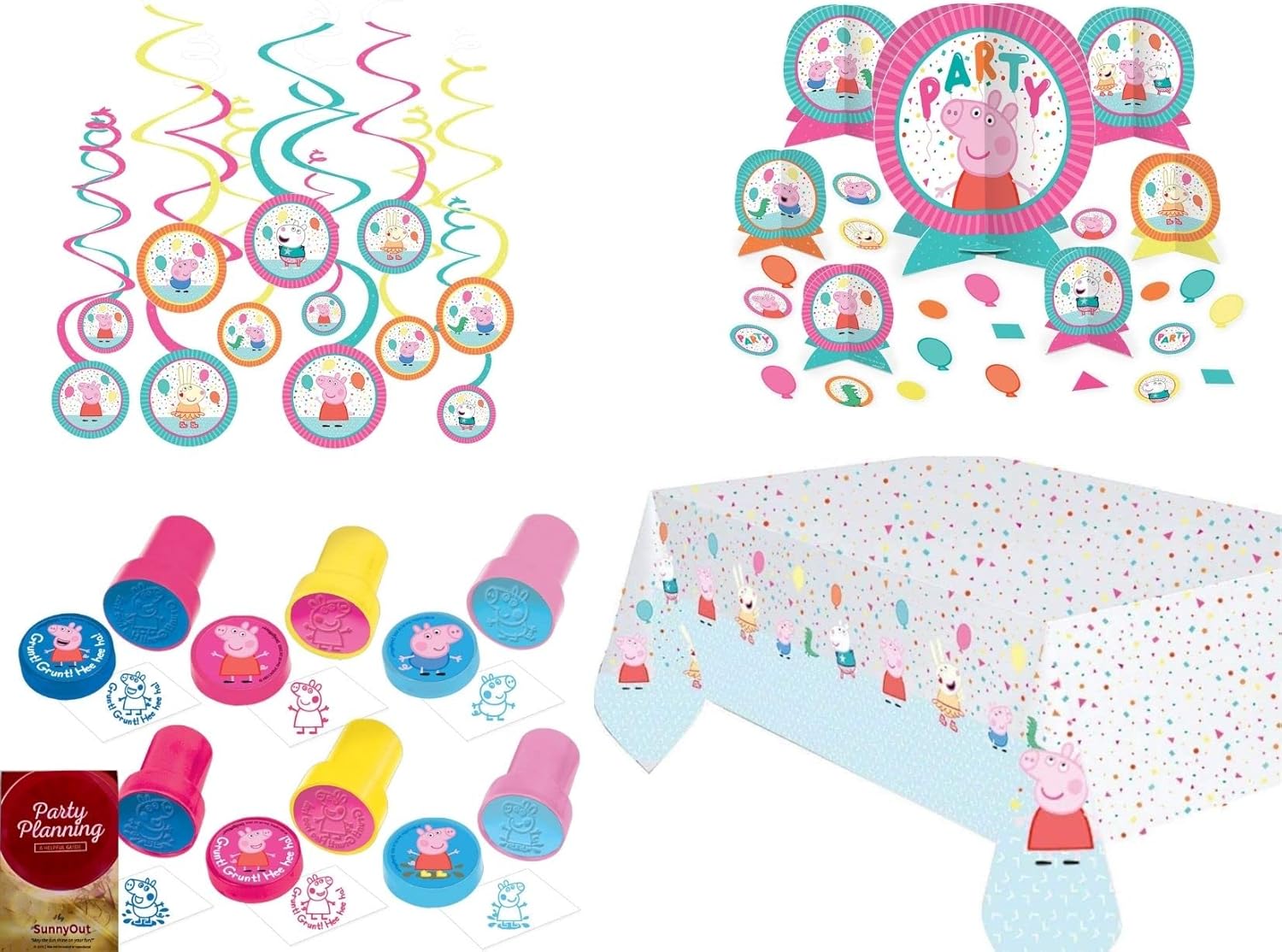 Peppa Pig Birthday Decorations Peppa Pig Tablecloth