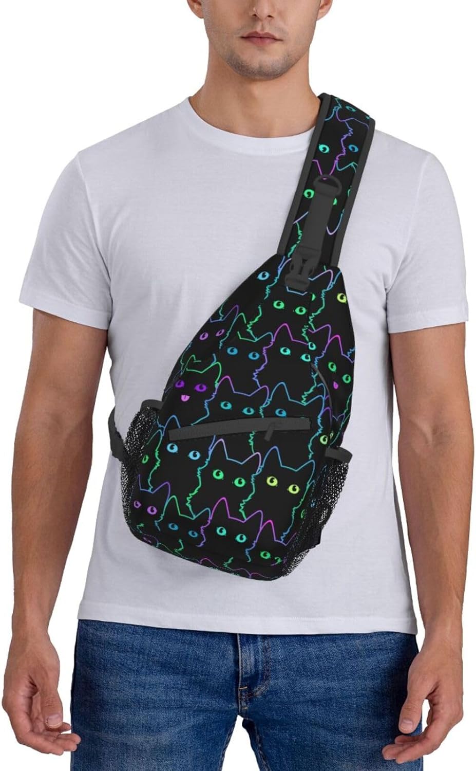 VOOHDDY Crossbody Bag For Women Men Travel Hiking Backpack Sling Shoulder Chest Bags Casual Daypack Purse Sport - Image 8