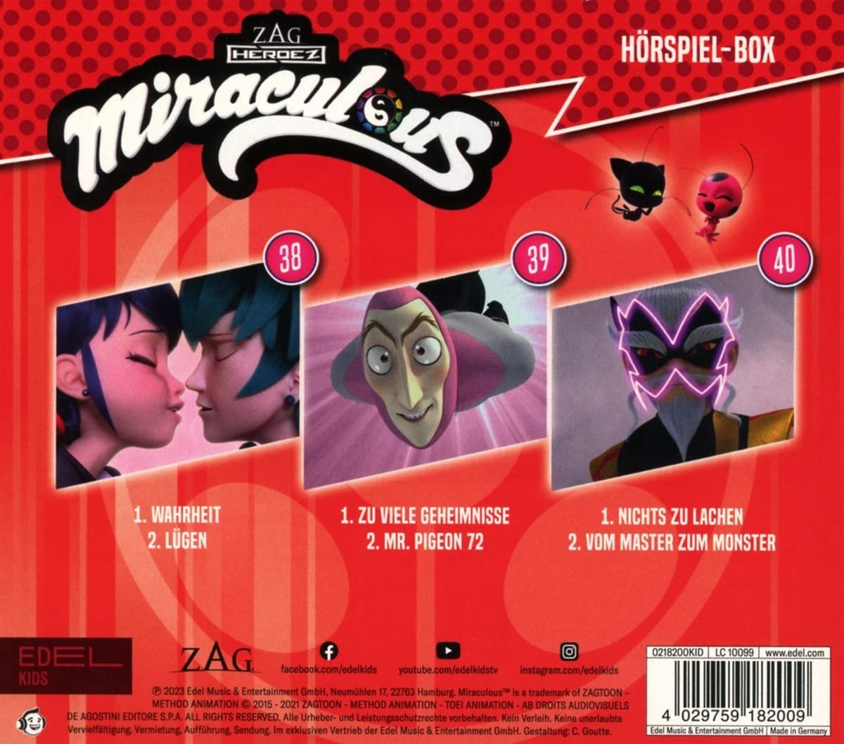 Miraculous - Hörspiel-Box (Folge 38-40) - Die Original-Hörspiele zur TV-Serie