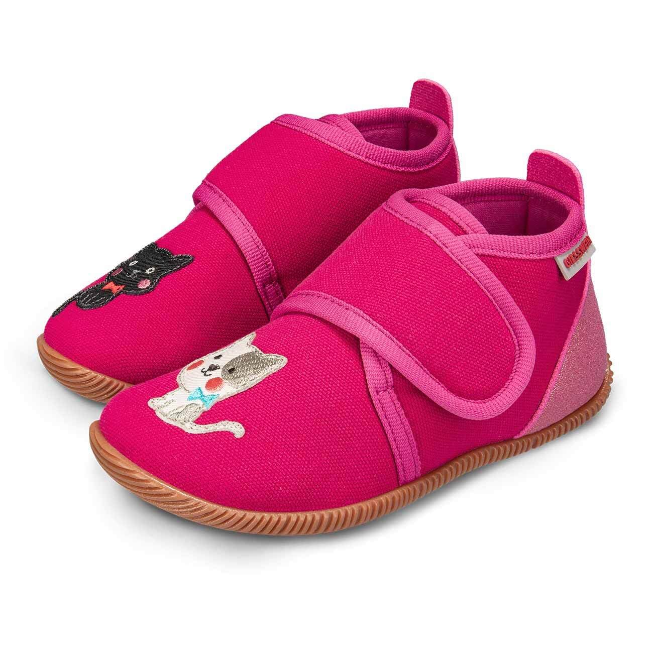 Giesswein Sandau Slim Fit - Baumwoll-Slipper mit Kätzchen