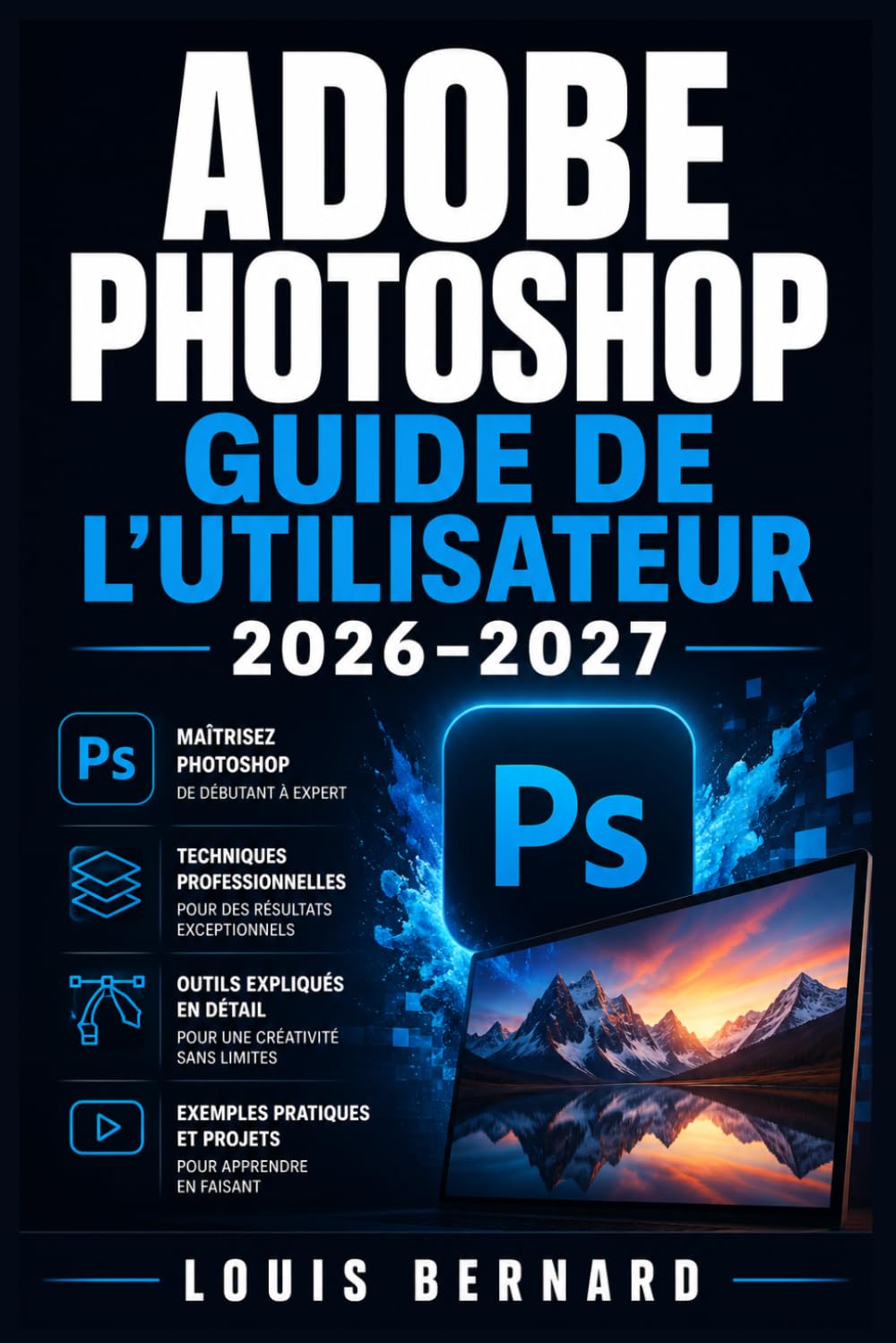 Adobe Photoshop Guide de l'Utilisateur 2026–2027: Maîtrisez les Outils Professionnels, Calques et Retouche Photo Du Débutant au Créatif Confirmé