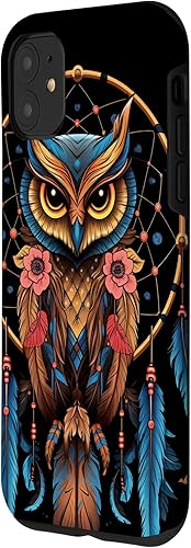 Miniatura 2 de Funda para iPhone 11 Owl Dreamcatcher Indio Nativo Americano Plumas Tribal Arts