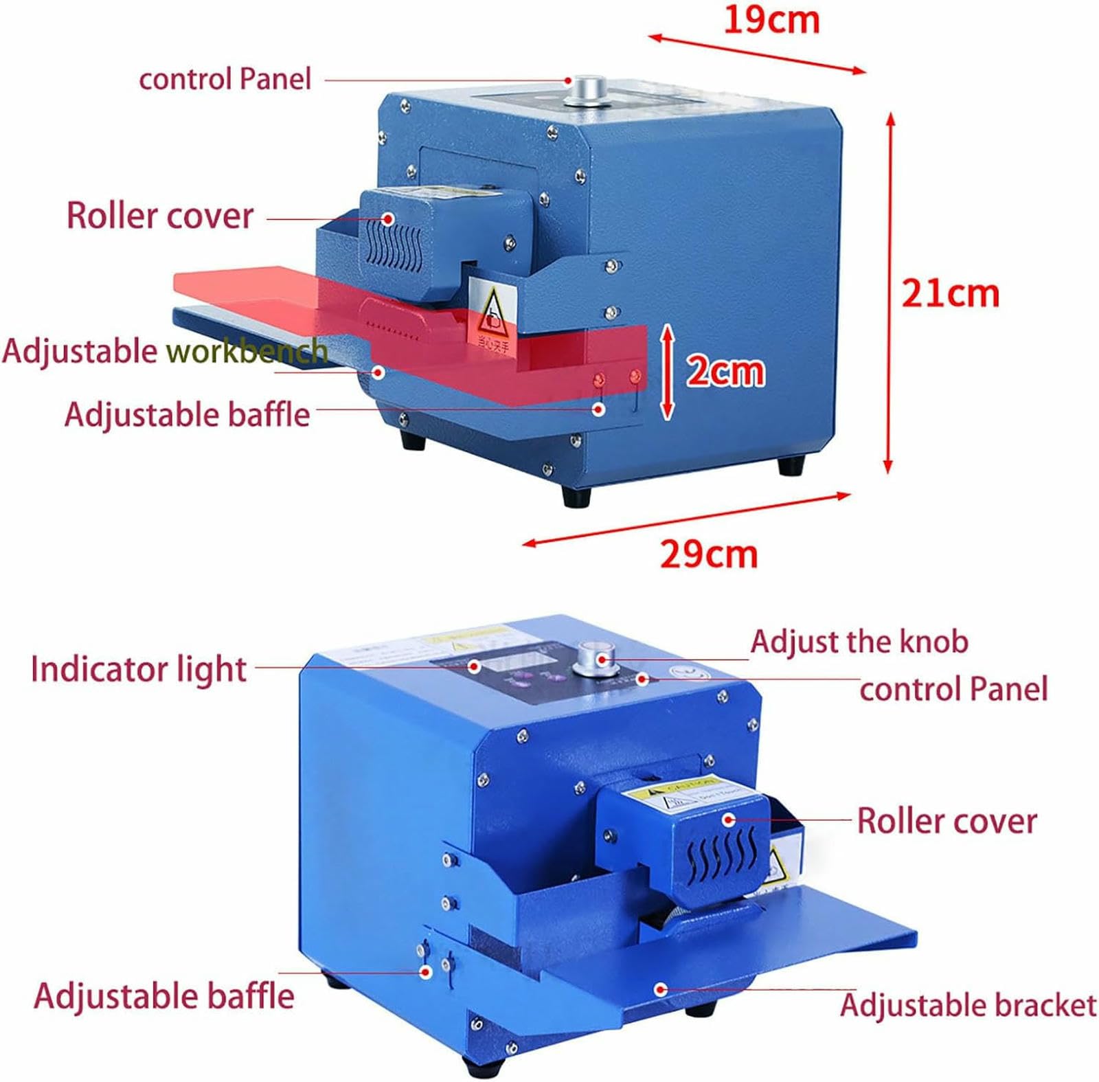 Machine de scellage de Sacs en Plastique, Machine d'emballage à Rouleaux Chauffants, Machine d'emballage Automatique pour Aliments, pour Films PVC, Sacs en Aluminium et Sacs en Papier Kraft