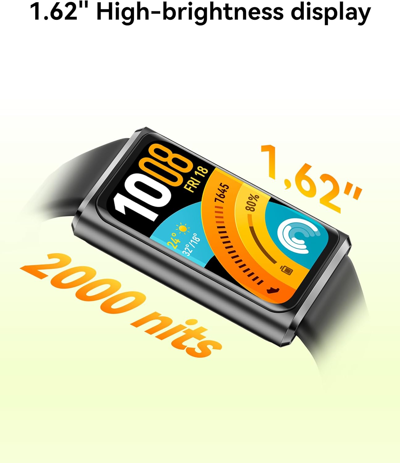 HUAWEI Band 11 Pro Smart Watch, 1.62″ AMOLED 2000 nits, Independent GPS Precision Fitness Tracker, Heart Rate and SpO2, Emotional Wellbeing Helper, 5 ATM Water Resistance, Bluetooth, Field Green 71rRRT5+qML. AC SL1500