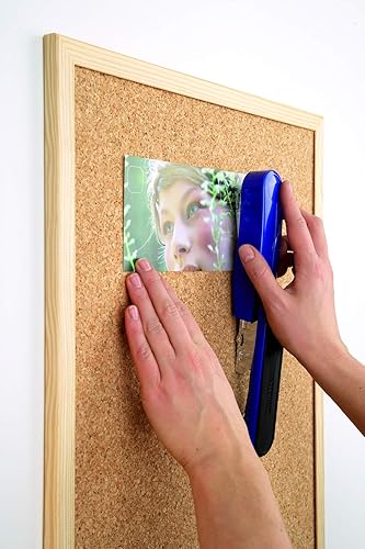 Miniatura 5 de Novus B4 Grapadora Ejecutiva Compacta, Capacidad de 40 hojas, Ingeniería alemana, GrapaPinTack, Accionamiento de acero, Garantía de 25 años, Gris