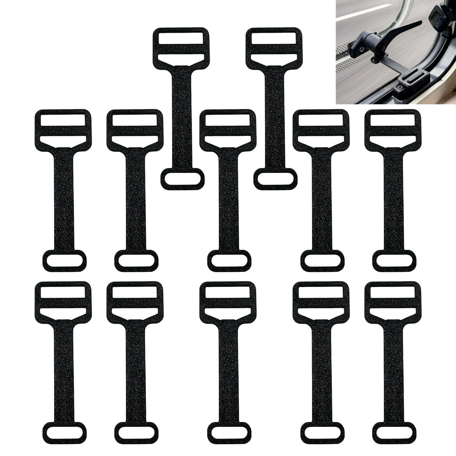 12PCS Caravan Window Locks, Durable Window Safety Restrictors, Adjustable Caravan Stays with Secure Ventilation Control for Caravans and Motorhomes