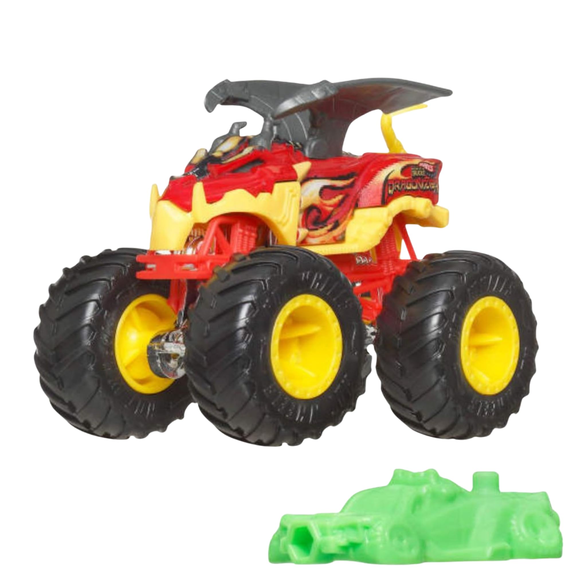 Hot Wheels Monster Trucks - (Dragonizer JCD69), 2 cm (W) x 3 cm (L) x 1 cm (H) - Image 2