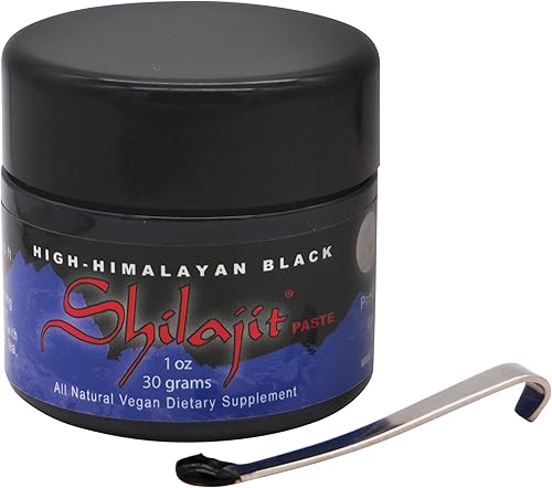Omica Organics Pasta Shilajit negra cruda del Himalaya (1 oz / 30 g)