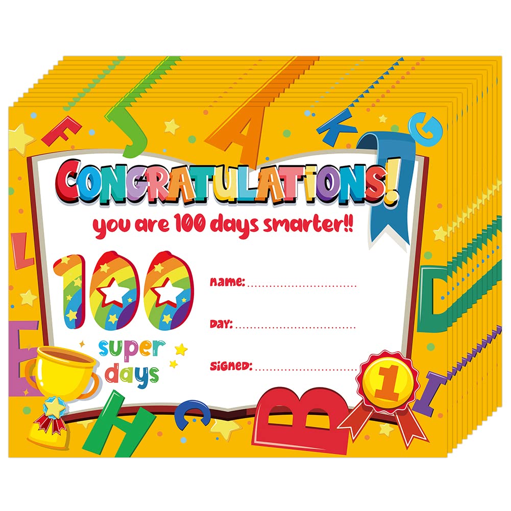 100 Days Smarter Certificate
